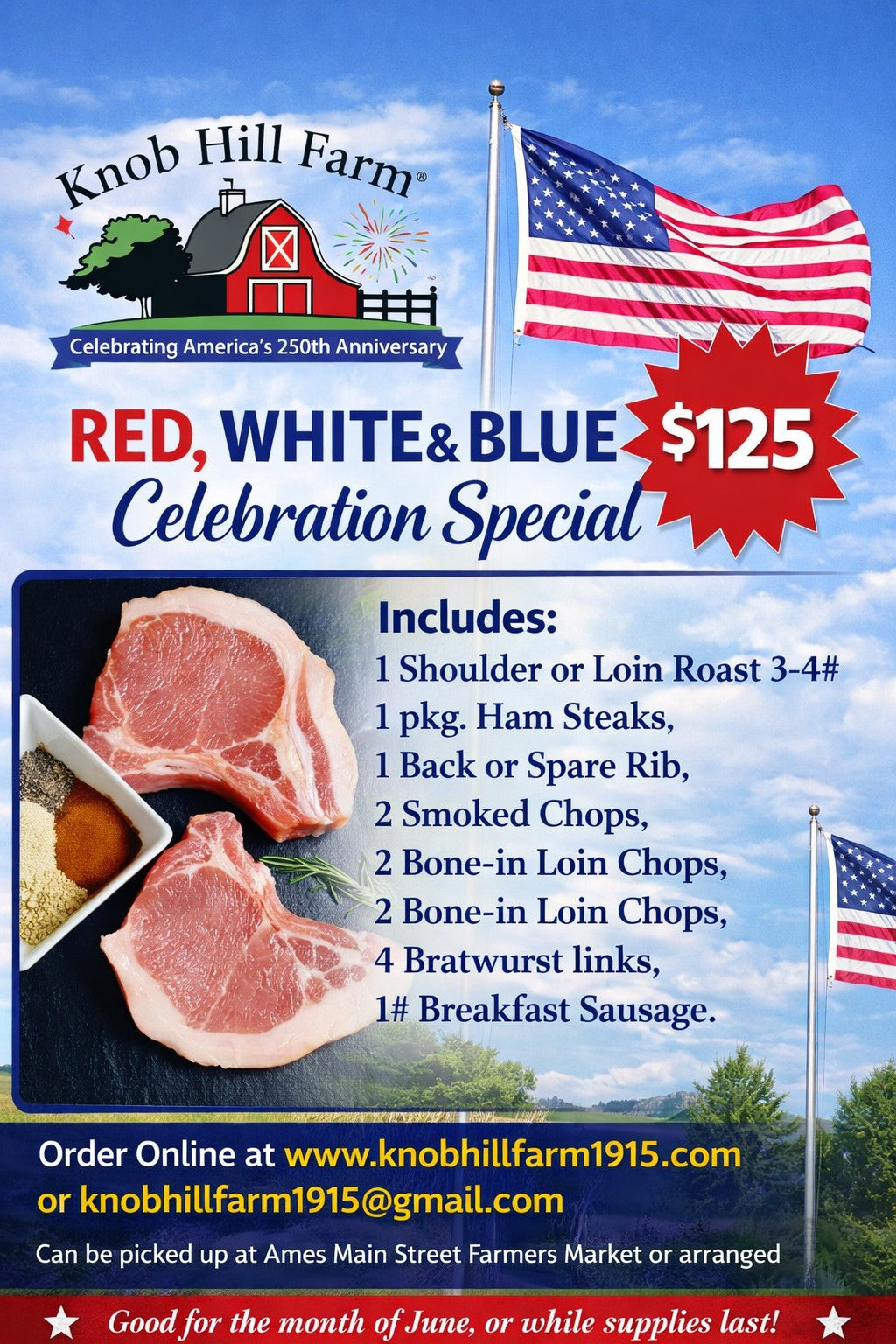 Red, White, & Blue Celebration Special