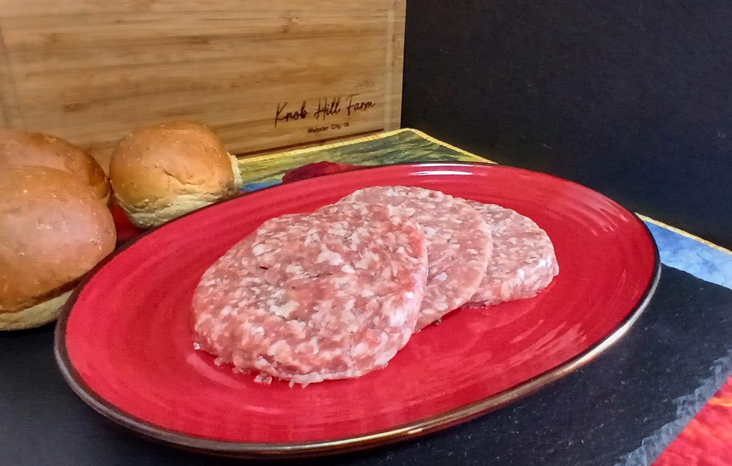 Ground Pork Patties - Unseasoned